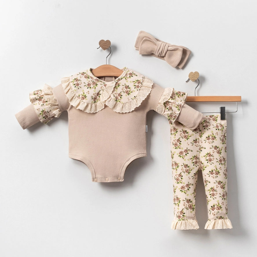 3 Piece Floral Set