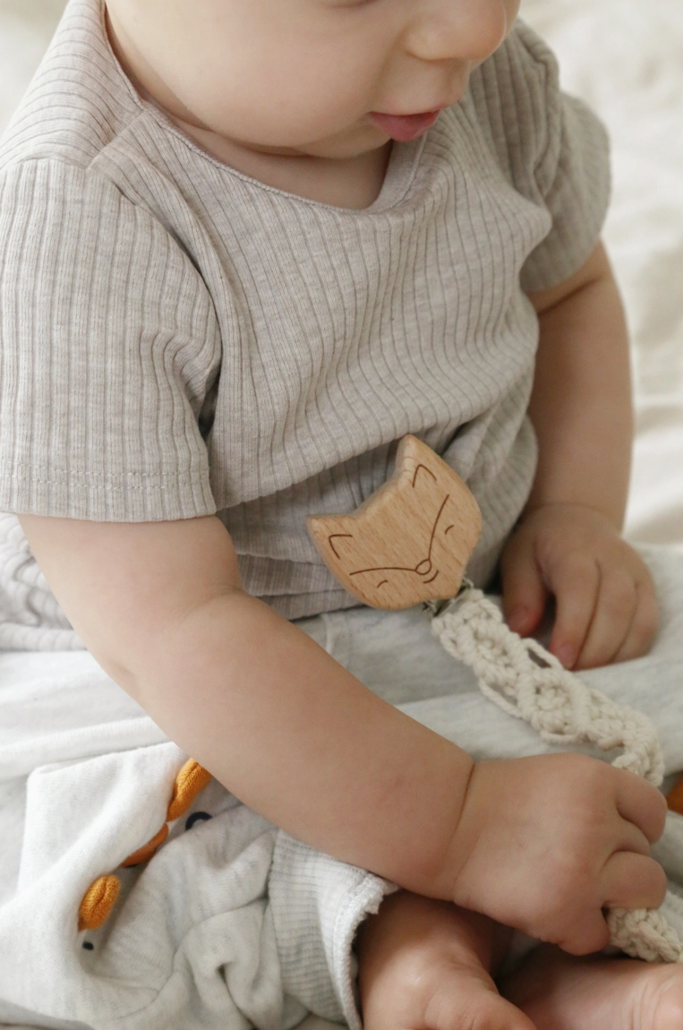 Macrame Pacifier Clip