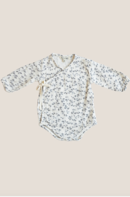 Baby Bodysuit 100% Cotton Muslin- Holly