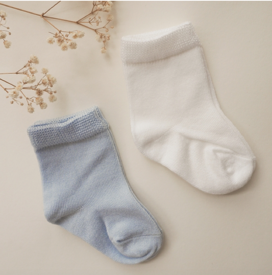 Bamboo Socks 2-pack Light Blue