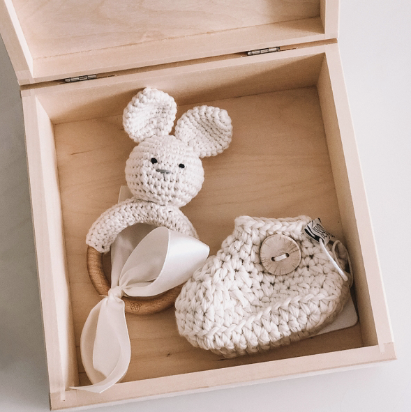 Gift Box Bunny Cream