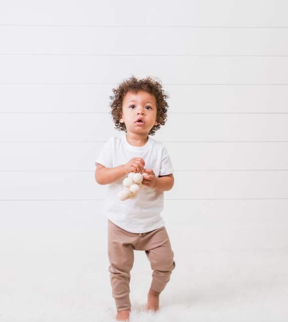 Organic Baby and Kids Cruz Jogger - Truffle