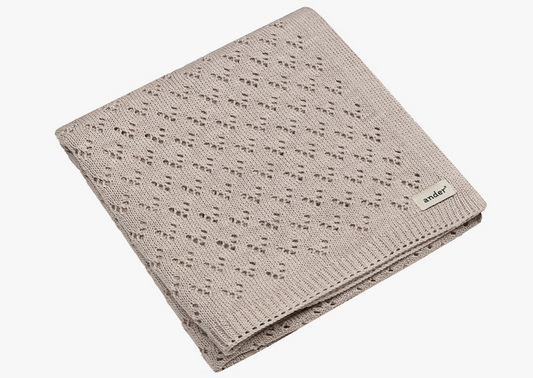 Adelfa- Merino Wool and Cotton Baby Blanket