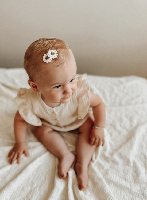 Bronze Daisy Hair Clip