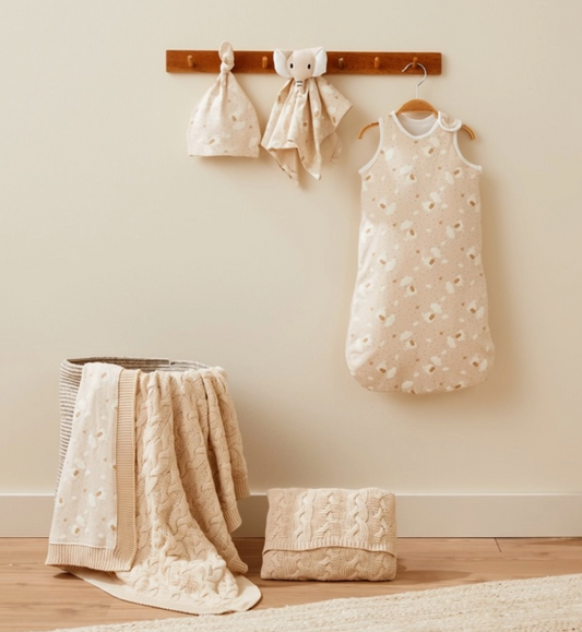 Baby Elephant Sleeping Bag Set – 5 Piece Newborn Set