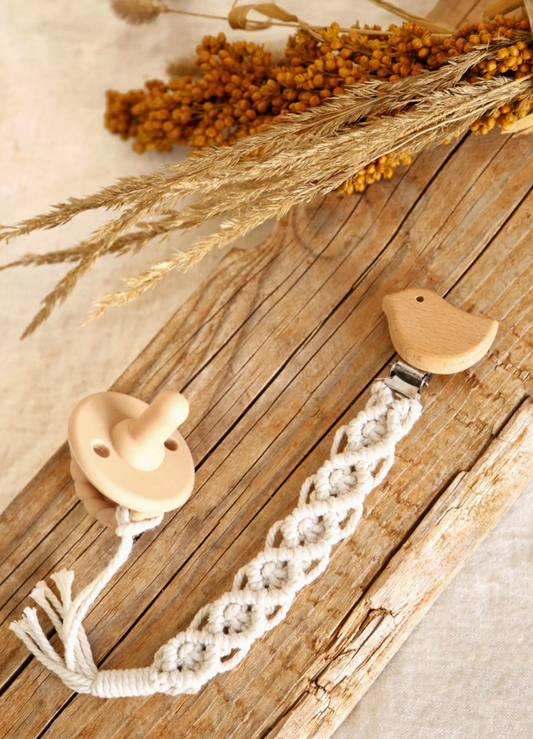 Macrame Pacifier Clip