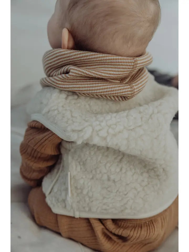 Wool Sherpa Vest - Milk